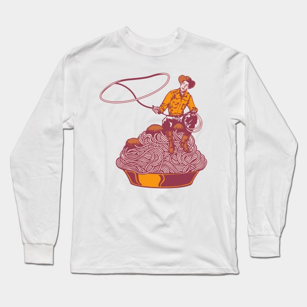 Spaghetti Western Long Sleeve T-Shirt by tomburns